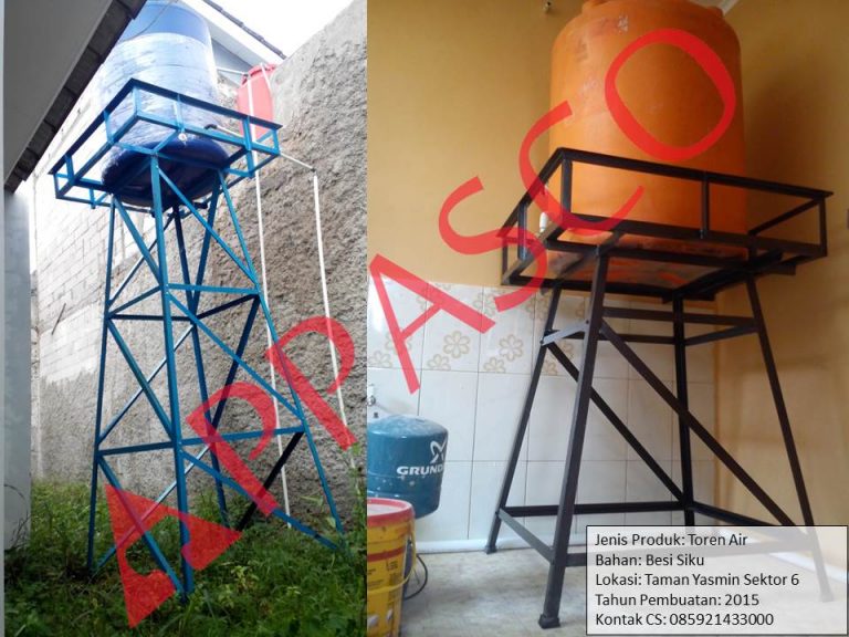 Pembuatan Rangka Besi Toren Air