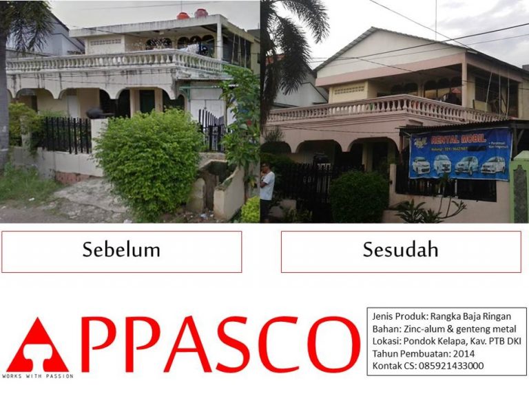 Jasa Pemasangan Atap Rumah Baja Ringan di Pondok Kelapa