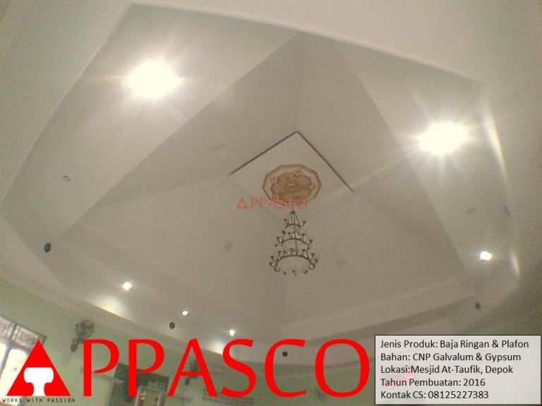 Atap Baja Ringan dan Plafon Untuk Masjid