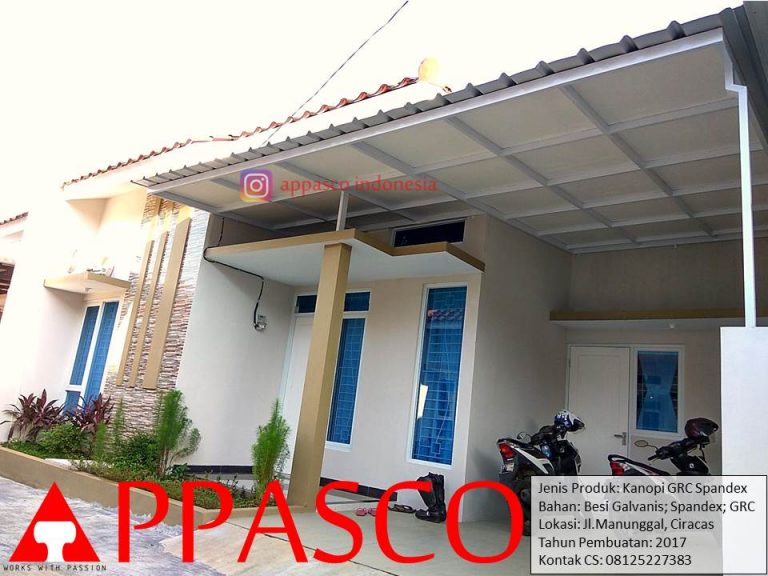 Kanopi GRC Spandek Ciracas