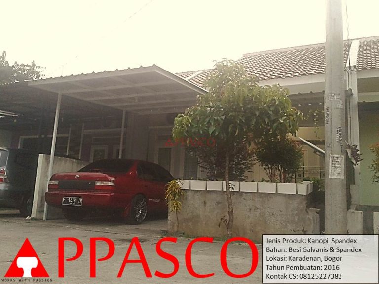 Kanopi Spandek Minimalis Karadenan Bogor