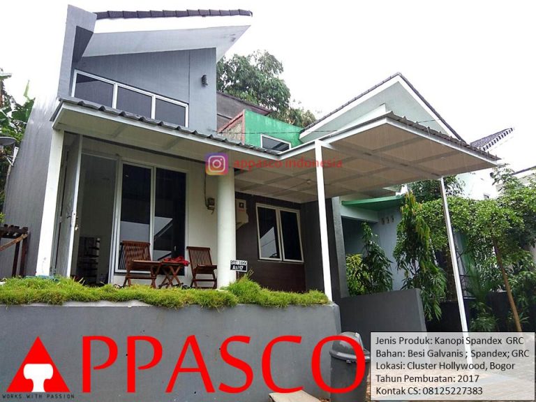 Kanopi Spandek Minimalis Cluster Hollywood