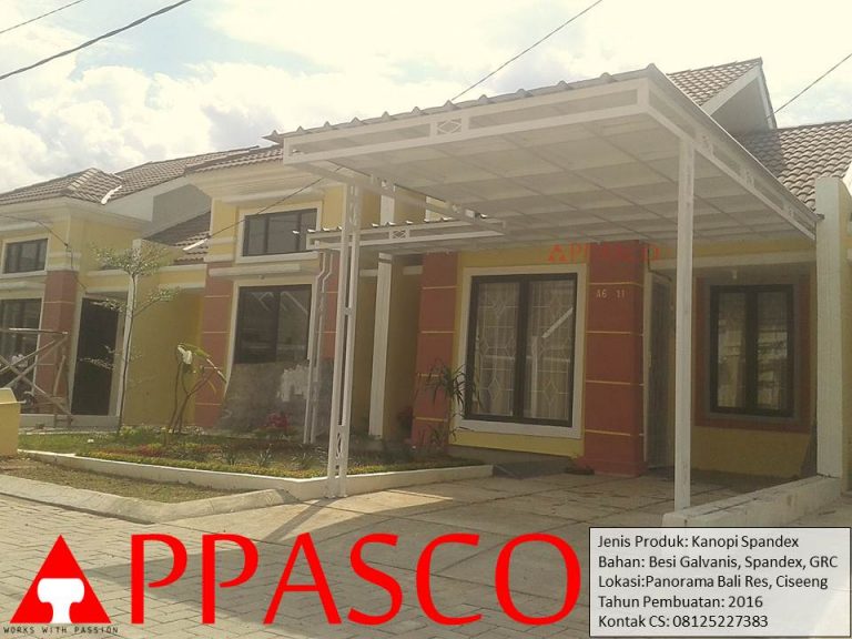Kanopi Minimalis Spandek Panorama Bali Residence