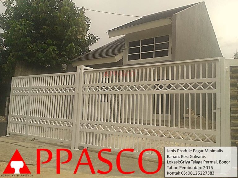Pagar Minimalis Griya Telaga Permai