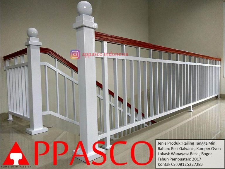 Railing Tangga Minimalis Kamper Oven di Bogor