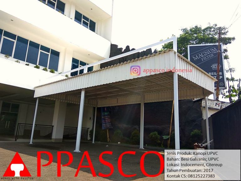 Kanopi Pada Teras Ruko Kantor Parkiran