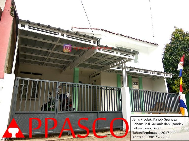 Kanopi Minimalis Spandek di Depok
