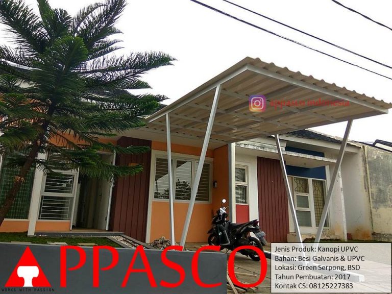 Kanopi Minimalis Modern Murah di BSD