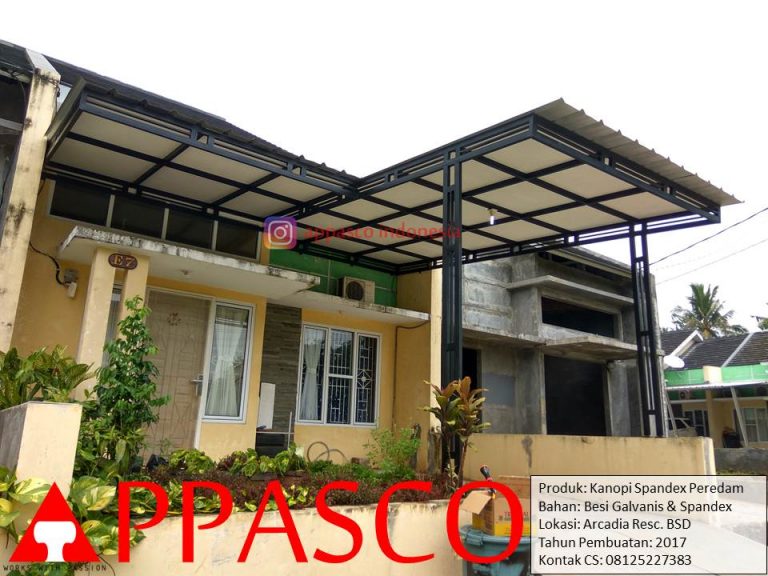 Kanopi Spandek GRC Peredam di BSD