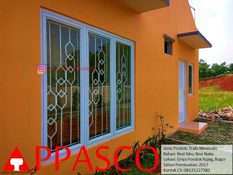 Teralis Minimalis Besi Nako di Griya Pondok Rajeg