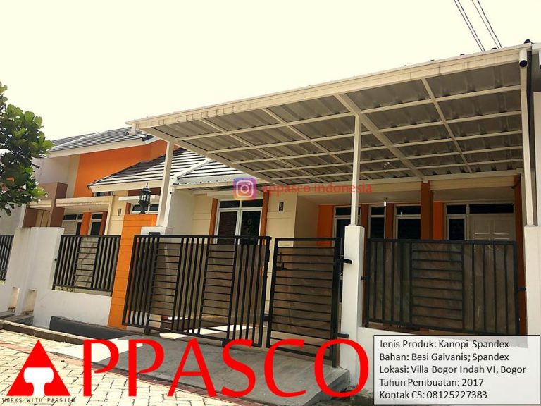 Knaopi Spandek Galvanis Minimalis di Villa Bogor