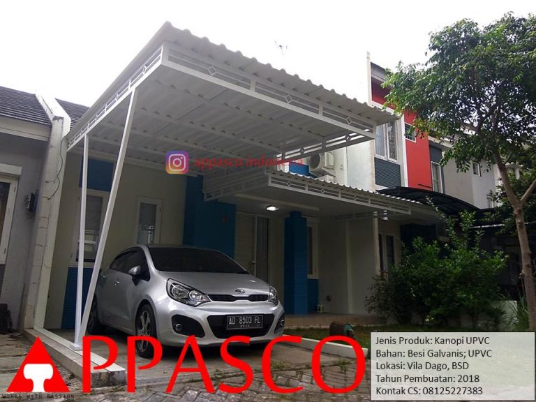 Kanopi Atap UPVC di Villa Dago BSD