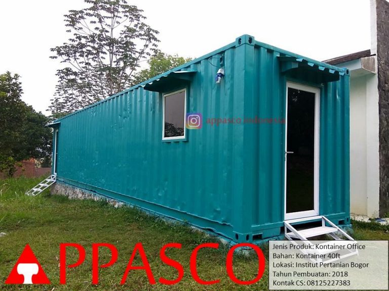 Kontainer Unik Keren untuk Office di Kampus Institut Pertanian Bogor