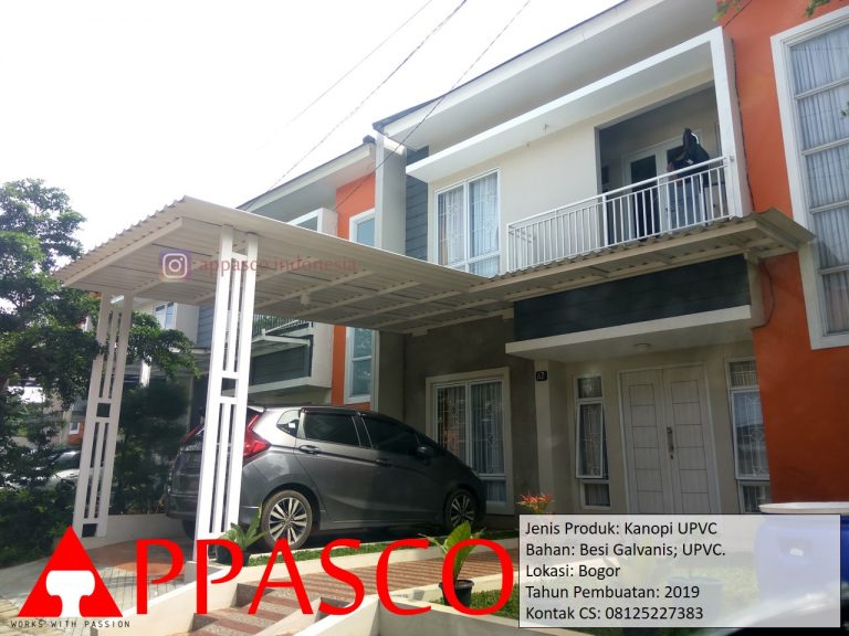 Kanopi UPVC Besi Galvanis Bogor
