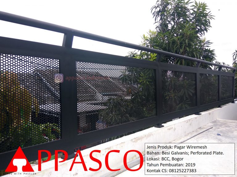 Pagar Wiremesh Galvanis di BCC Bogor