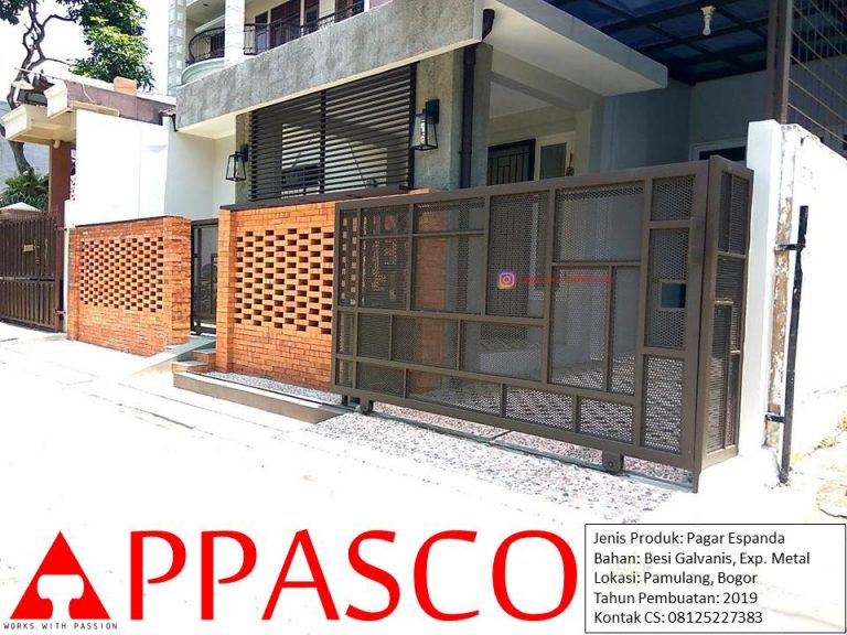 Pagar Minimalis Espanda di Pamulang