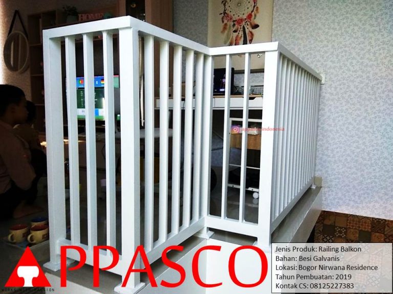 Railing Balkon Minimalis di Bogor Nirwana Residence