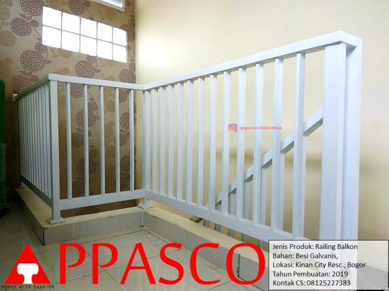 Railing Balkon Minimalis di Kinan City Residence