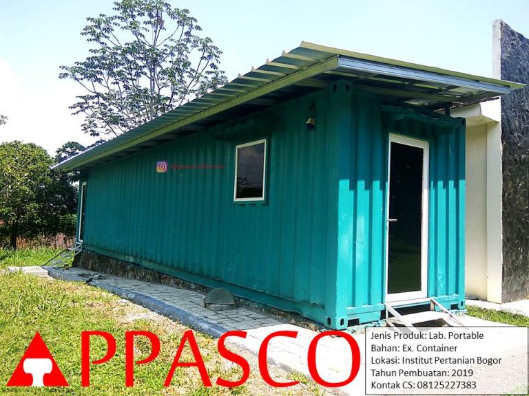 Laboratorium Portable dari Kontainer Bekas