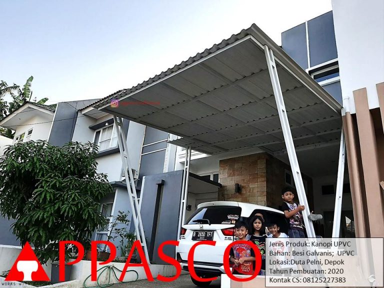 Kanopi Minimalis UPVC di Duta Pelni Depok