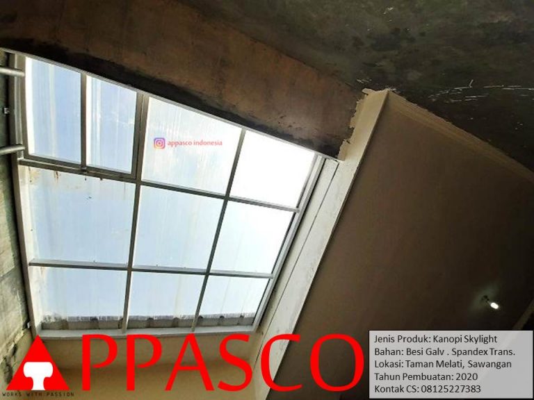 Kanopi Skylight Untuk Belakang Rumah Bagian Belakang