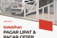 Kelebihan Pagar Lipat & Pagar Geser