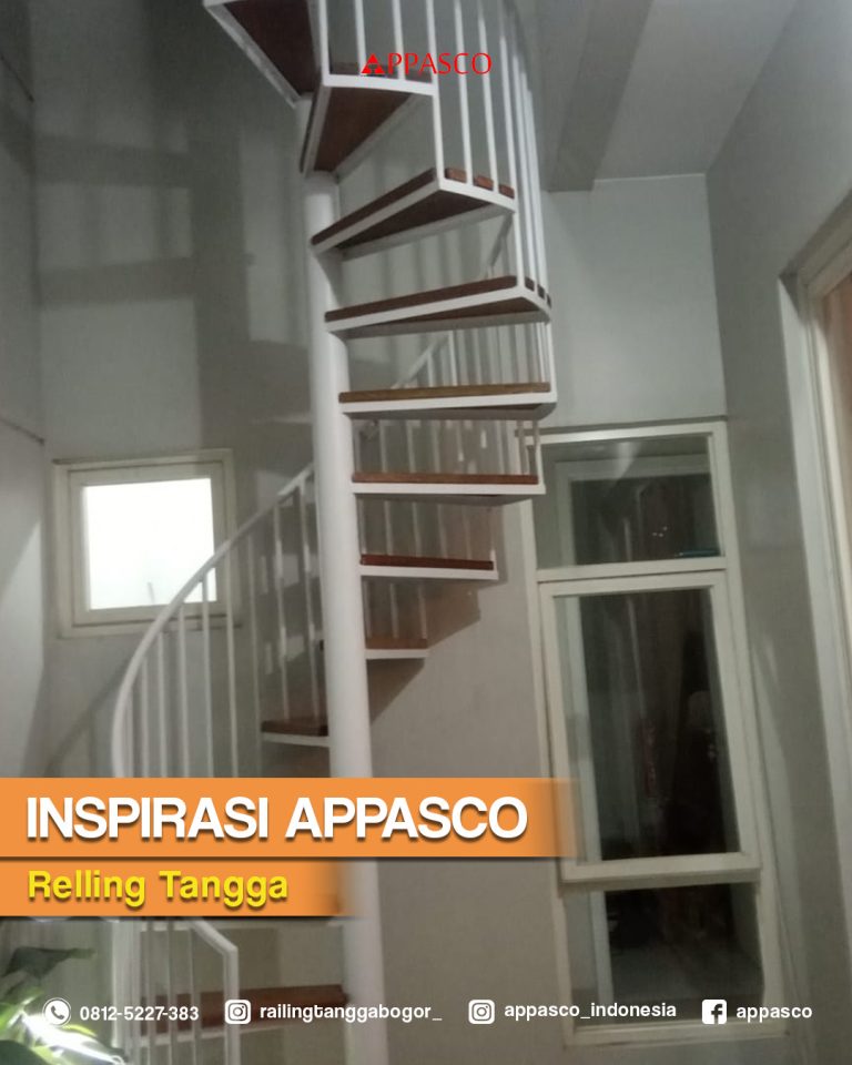 Mempercantik Ruang dengan Tangga Putar Minimalis